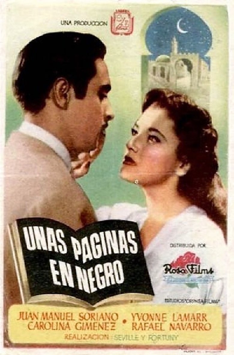 Unas páginas en negro Poster of Unas páginas en negro