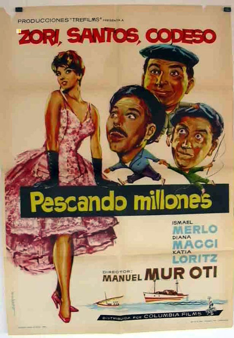 Pescando millones Poster of Pescando millones