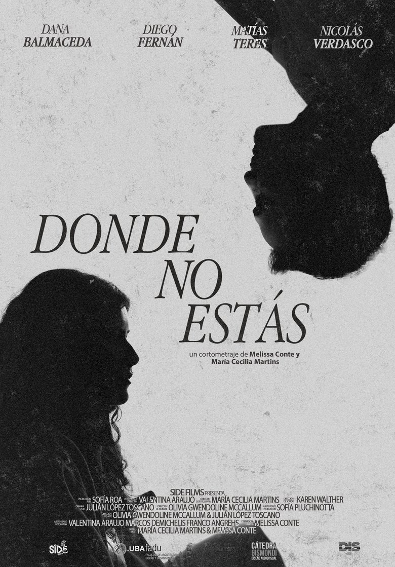 Donde no estás Poster of Donde no estás