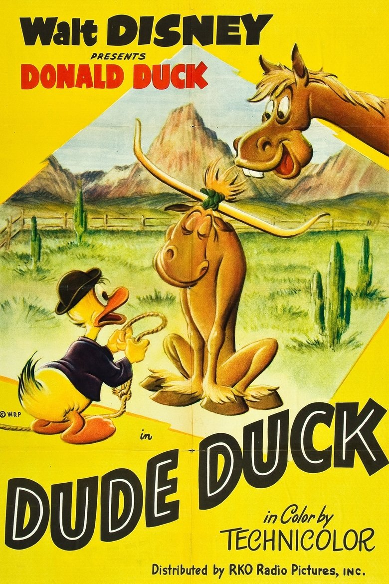 Dude Duck Poster of Dude Duck