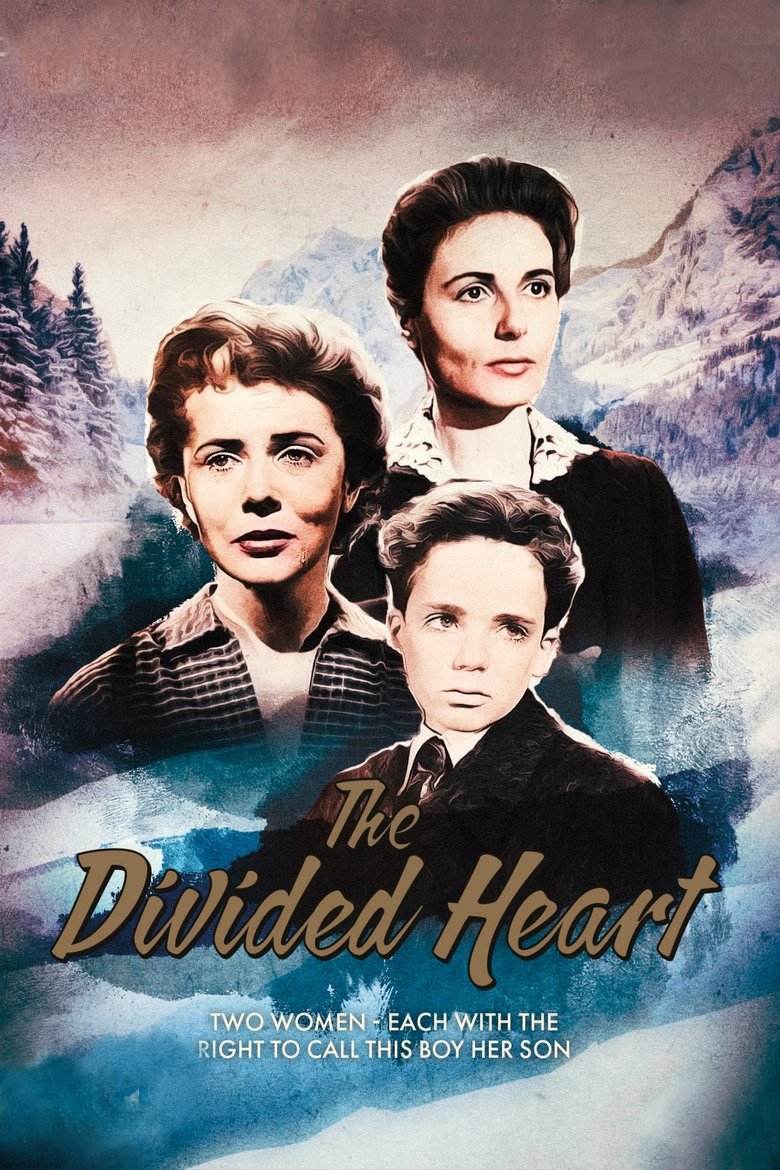 The Divided Heart Poster of The Divided Heart
