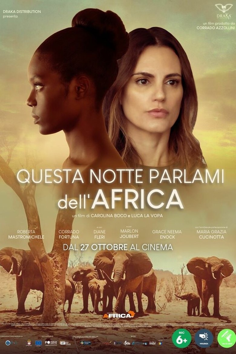 Questa notte parlami dell'Africa Poster of Questa notte parlami dell'Africa