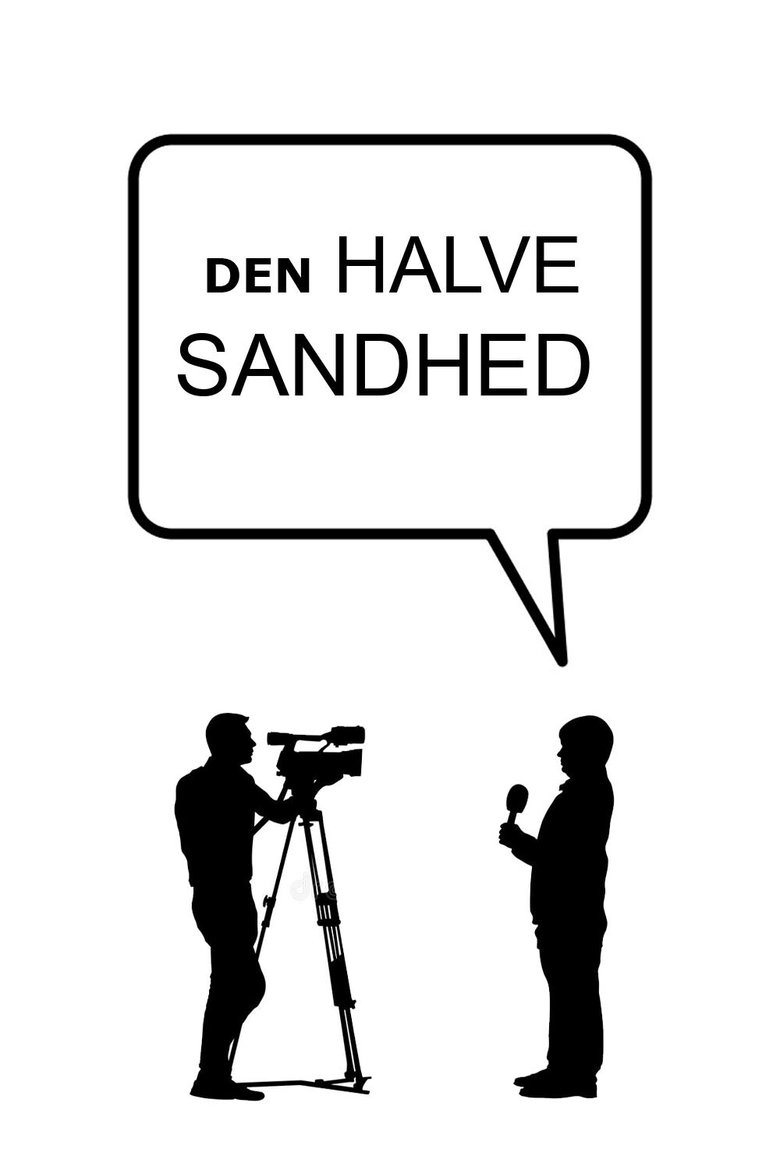 Den halve sandhed Poster of Den halve sandhed