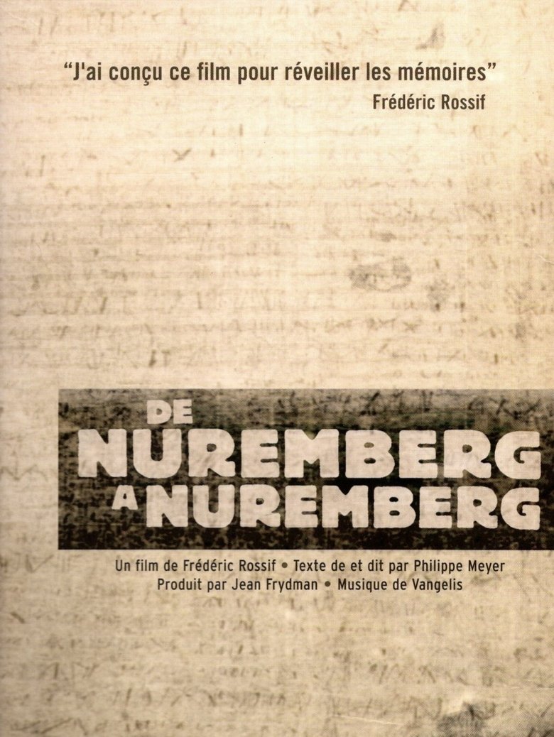 De Nuremberg à Nuremberg Poster of De Nuremberg à Nuremberg