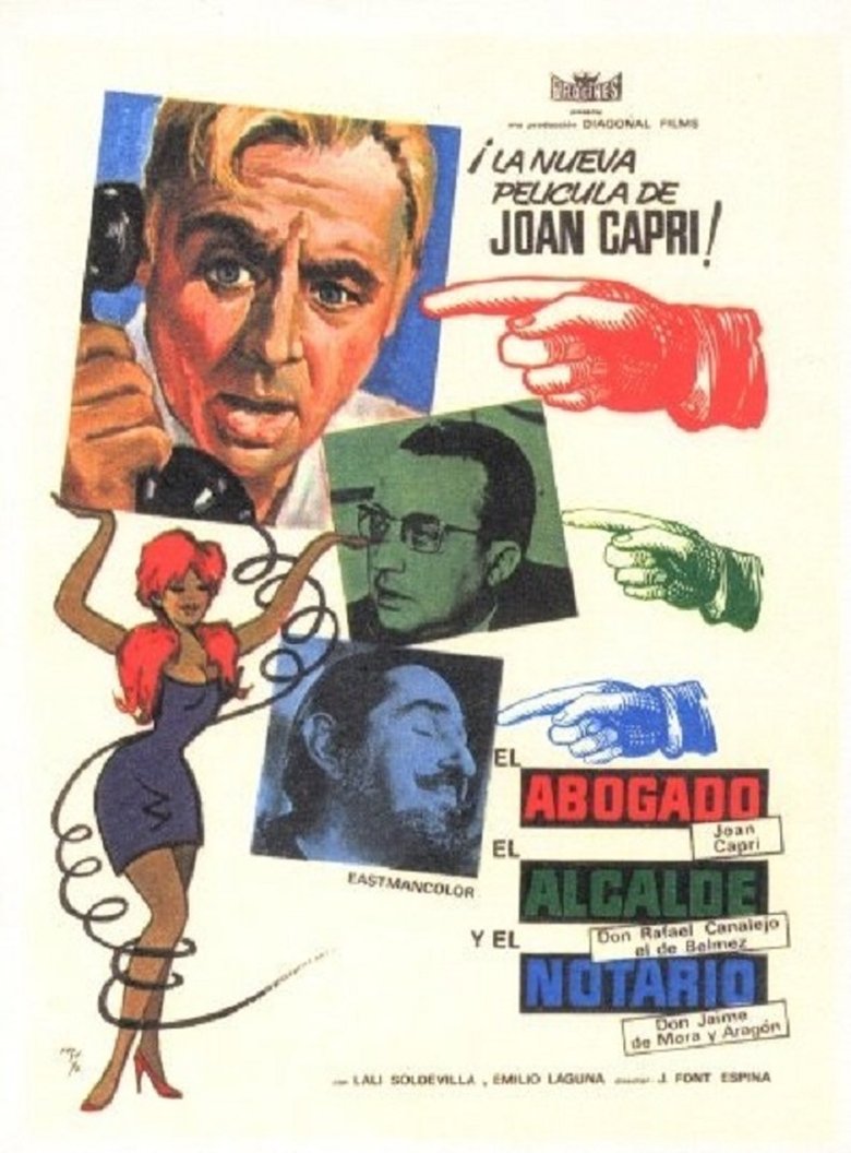 El abogado, el alcalde y el notario Poster of El abogado, el alcalde y el notario
