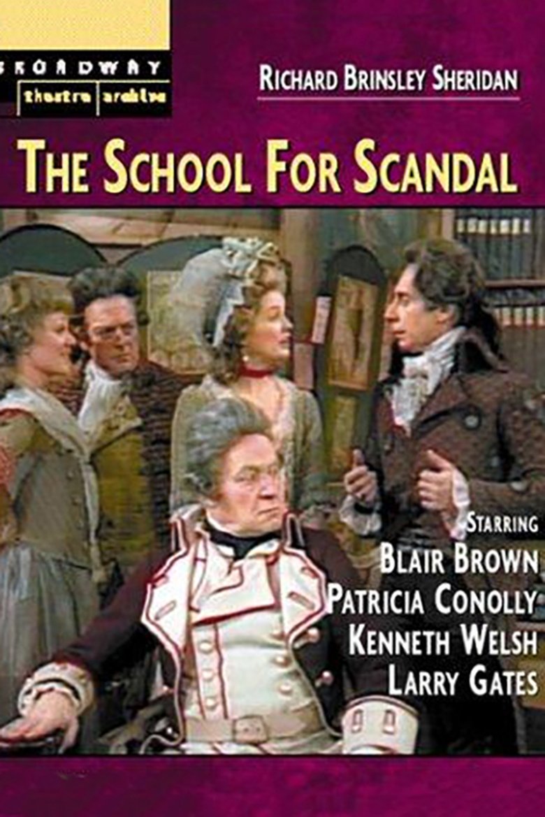 The School for Scandal Poster of The School for Scandal