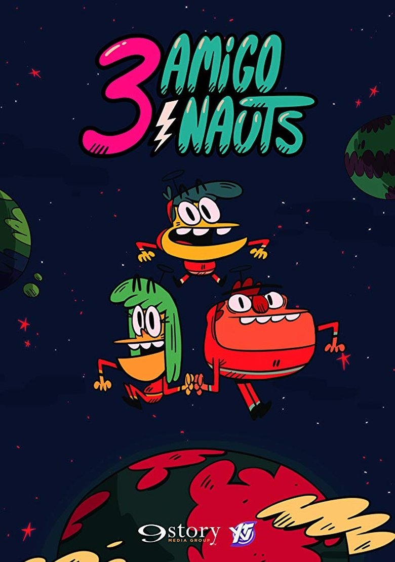 3 Amigonauts Poster of 3 Amigonauts