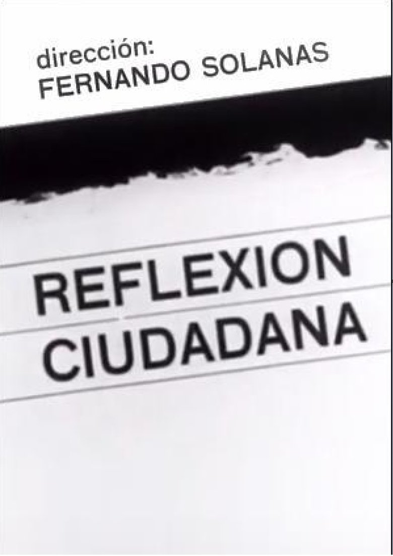 Reflexión ciudadana Poster of Reflexión ciudadana