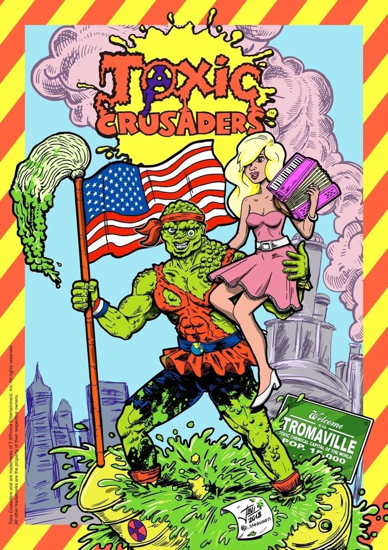 Toxic Crusaders Poster of Toxic Crusaders