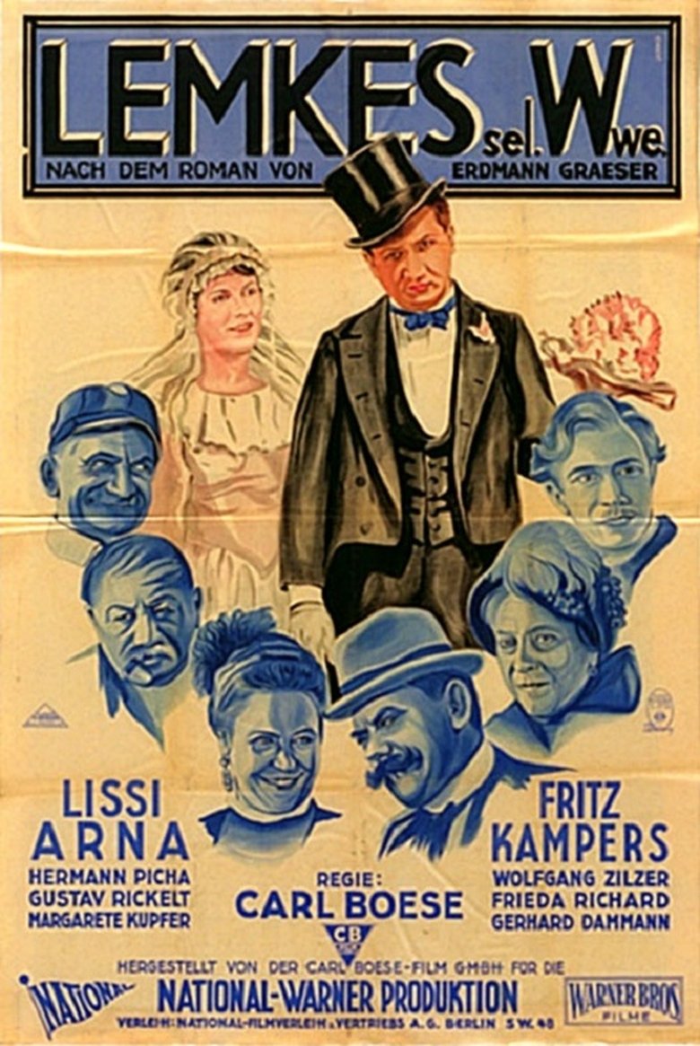 Lemkes sel. Witwe Poster of Lemkes sel. Witwe