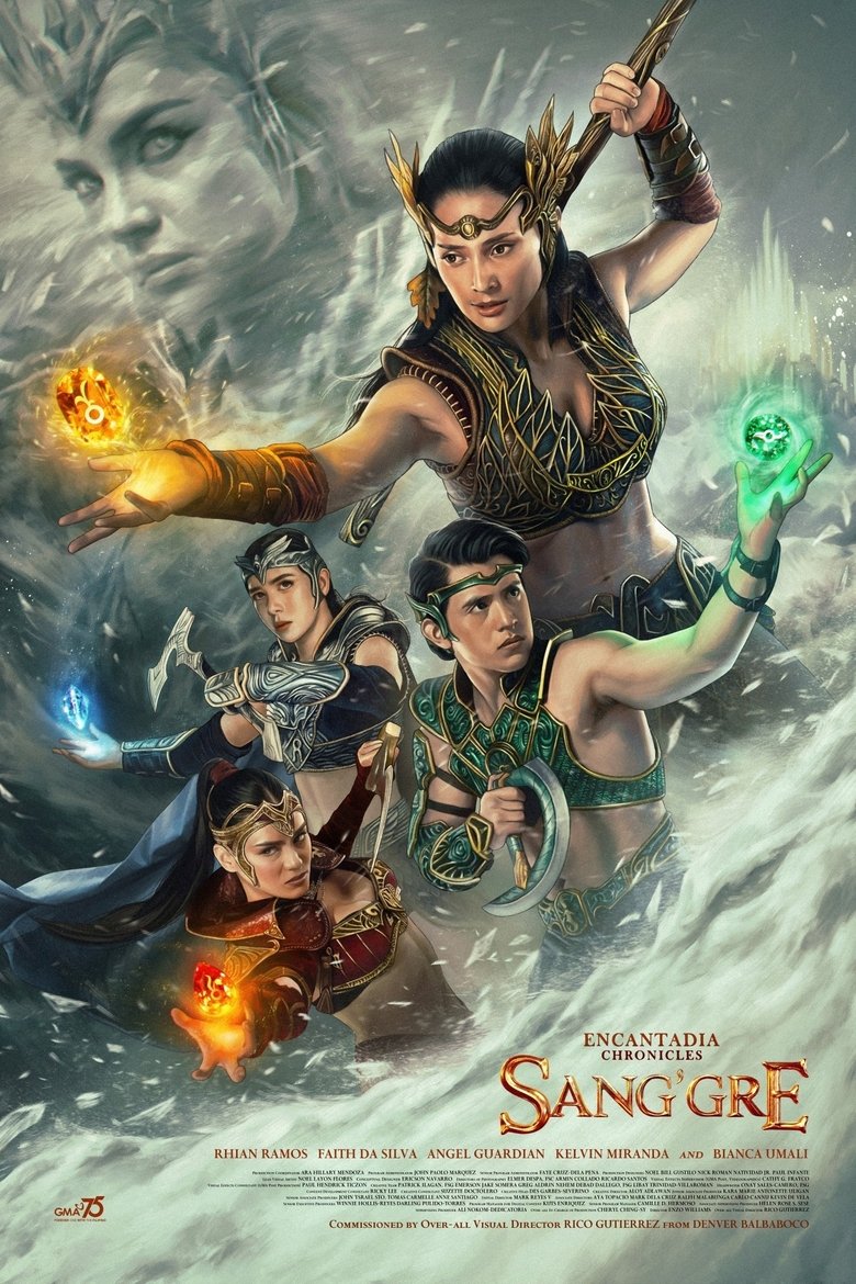 Cast and Crew in Encantadia Chronicles Sang'gre - Gifts of Gold (Season 1 - Episode 19) - Gifts of Gold Poster of Cast and Crew in Encantadia Chronicles Sang'gre - Gifts of Gold (Season 1 - Episode 19) - Gifts of Gold