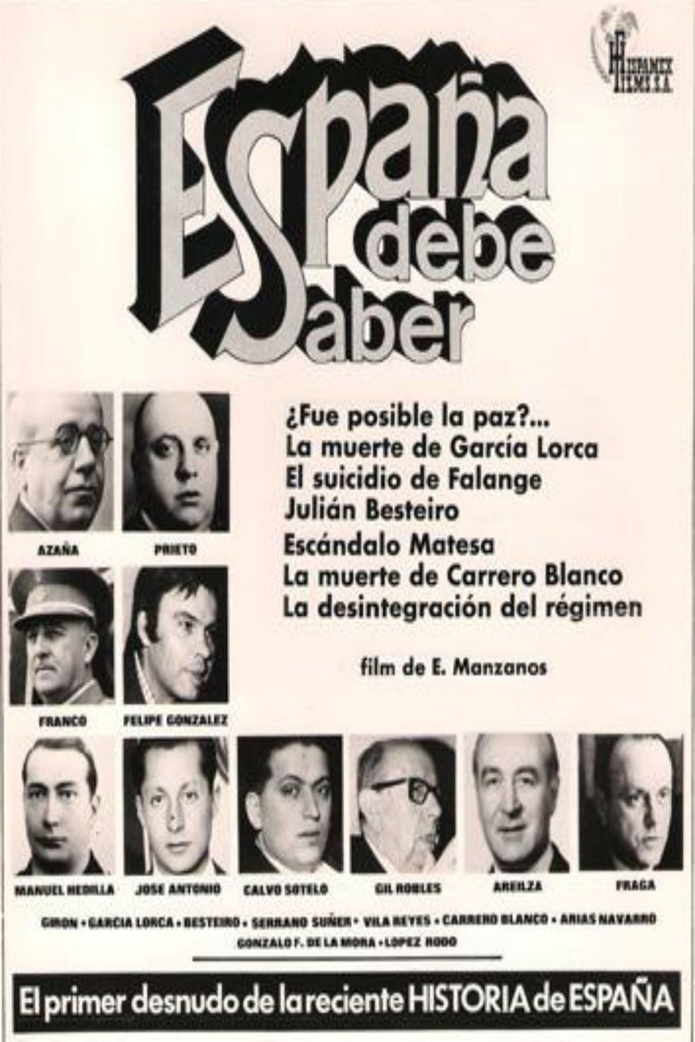 España debe saber Poster of España debe saber