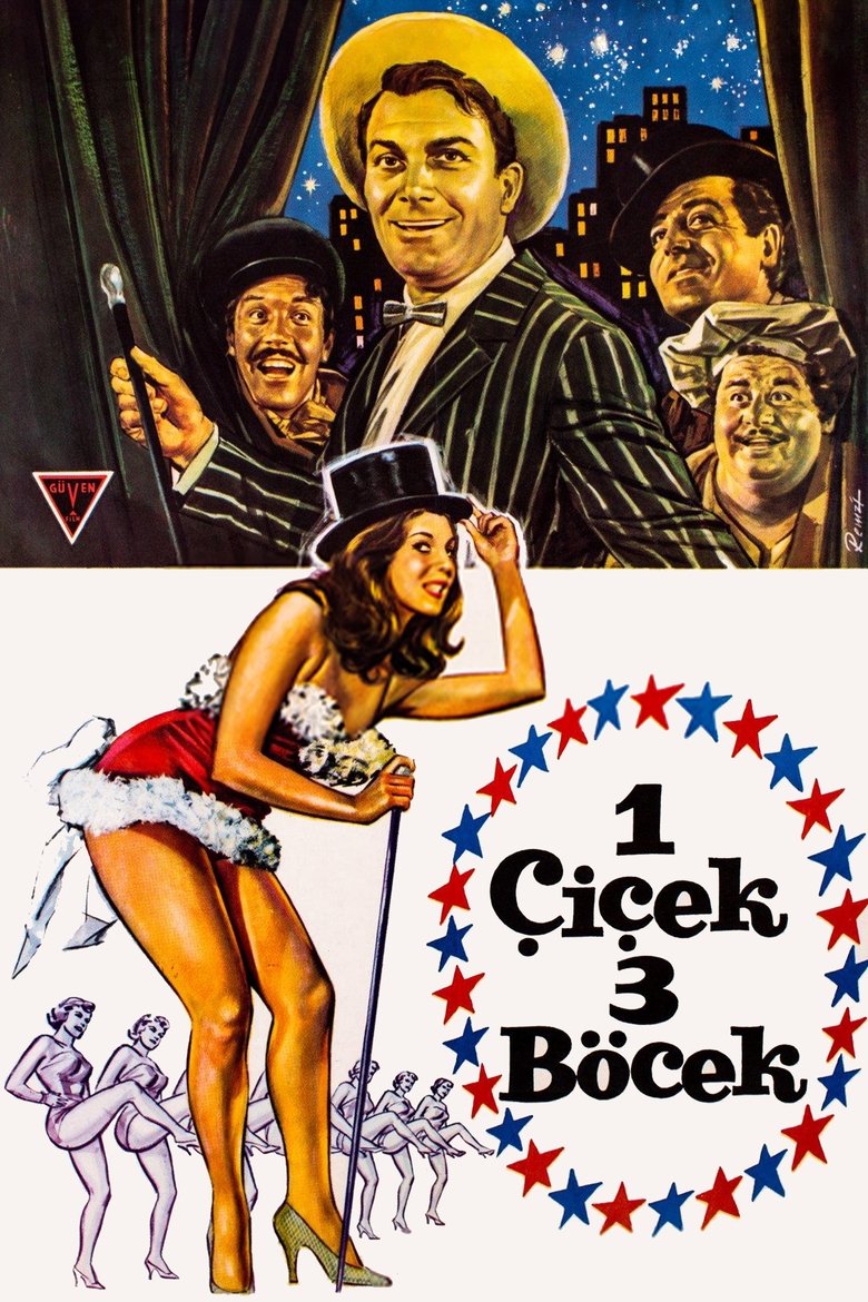 Bir Çiçek Üç Böcek Poster of Bir Çiçek Üç Böcek