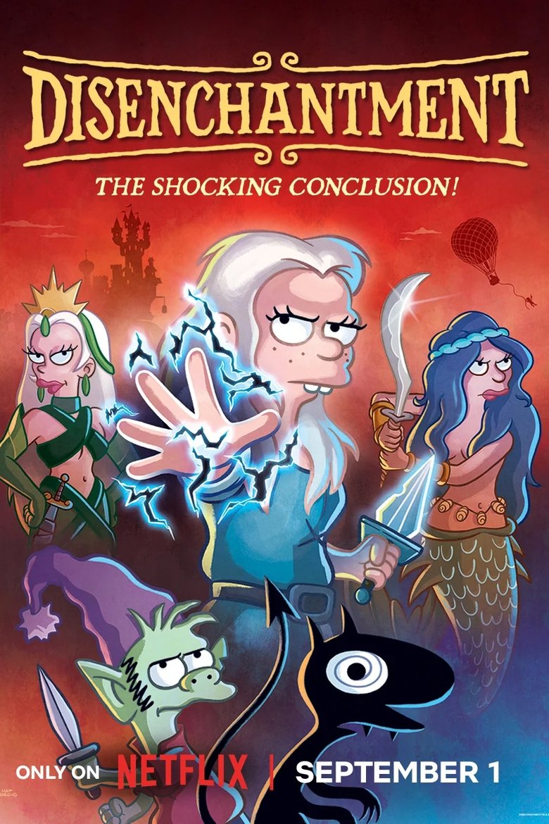 Cast and Crew in Disenchantment - Darkness Falls (Season 3 - Episode 9) - Darkness Falls Poster of Cast and Crew in Disenchantment - Darkness Falls (Season 3 - Episode 9) - Darkness Falls