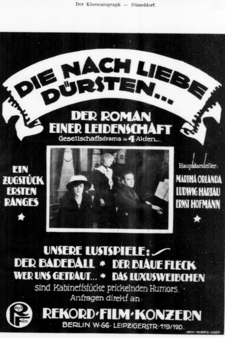 Die nach Liebe dürsten Poster of Die nach Liebe dürsten
