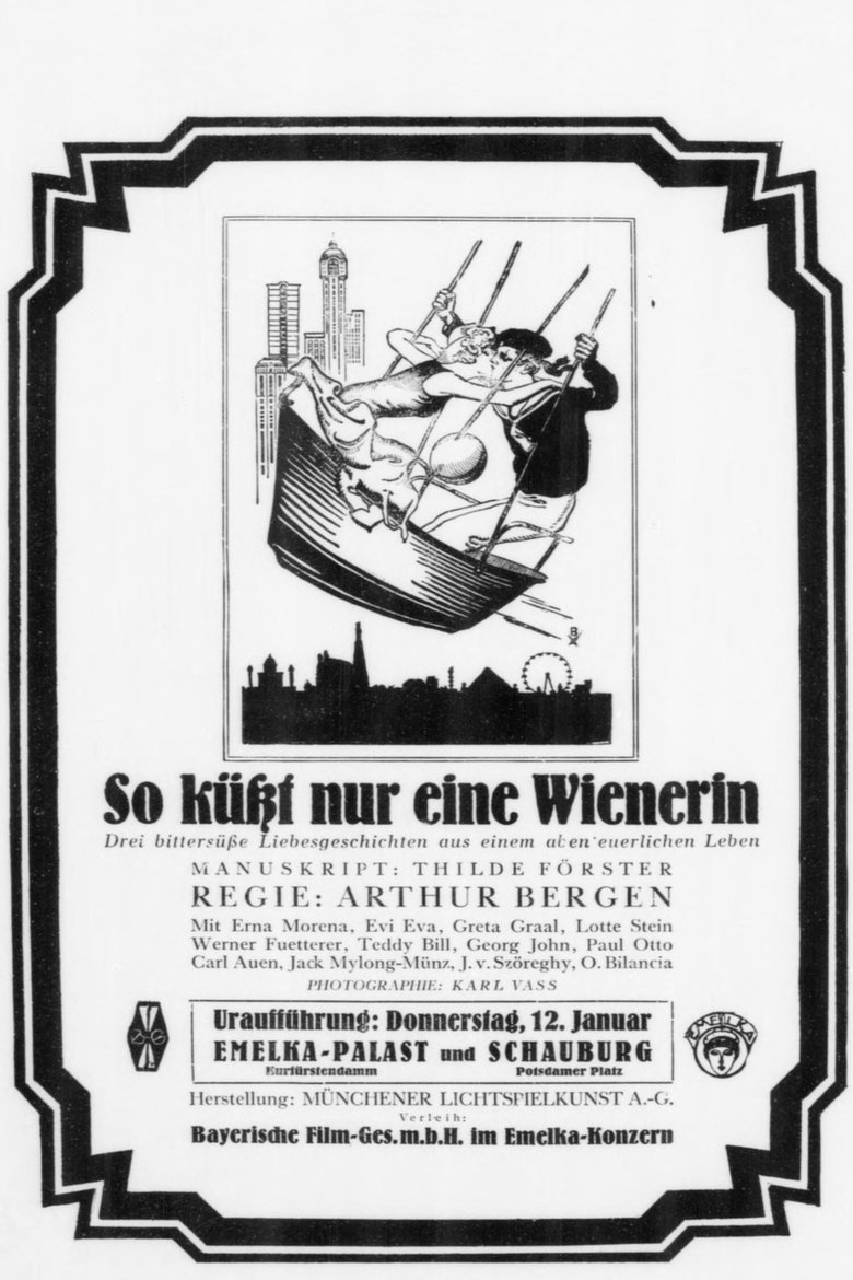 So küsst nur eine Wienerin Poster of So küsst nur eine Wienerin
