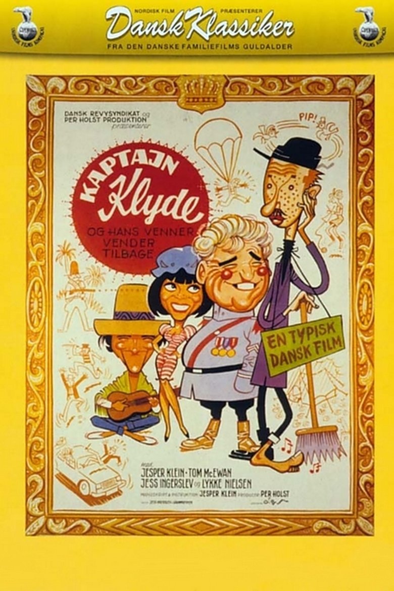 Kaptajn Klyde og hans venner vender tilbage Poster of Kaptajn Klyde og hans venner vender tilbage