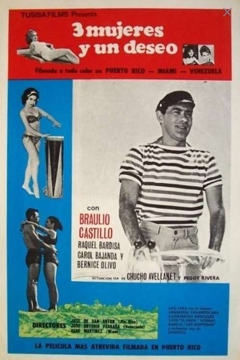Tres puertorriqueñas y un deseo Poster of Tres puertorriqueñas y un deseo