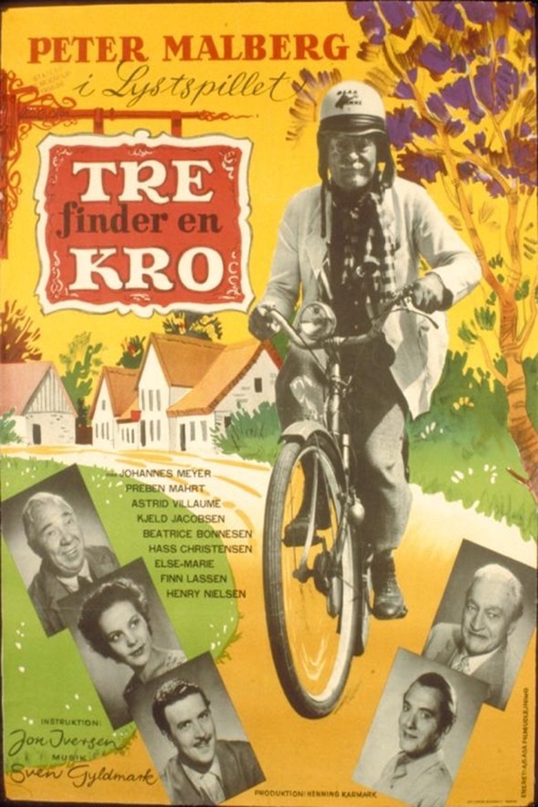 Tre finder en kro Poster of Tre finder en kro