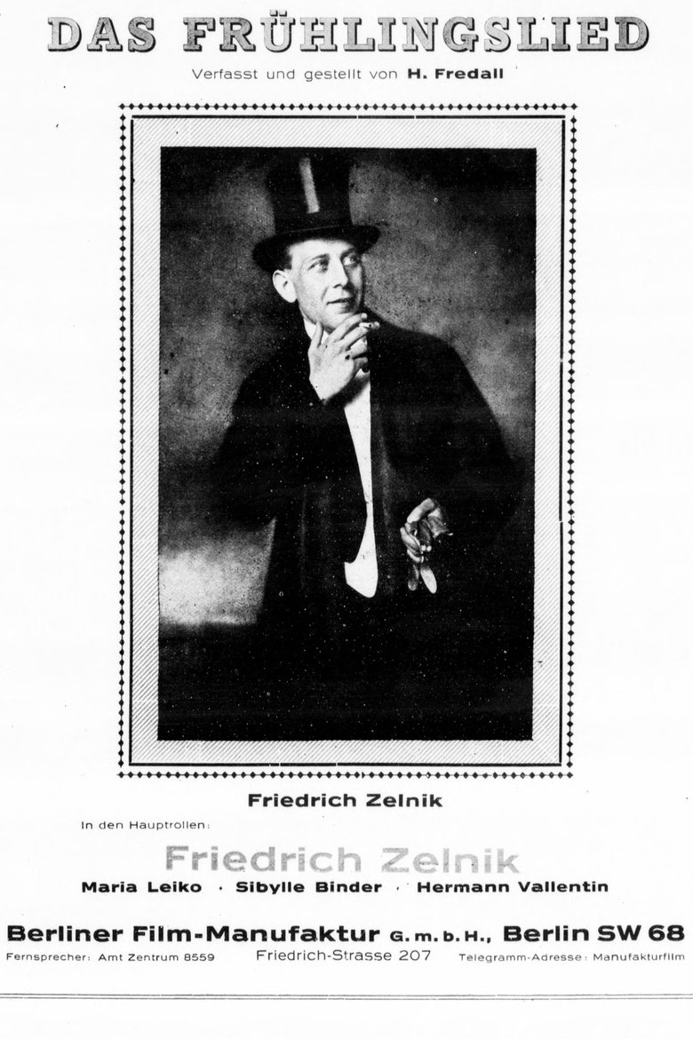 Das Frühlingslied Poster of Das Frühlingslied