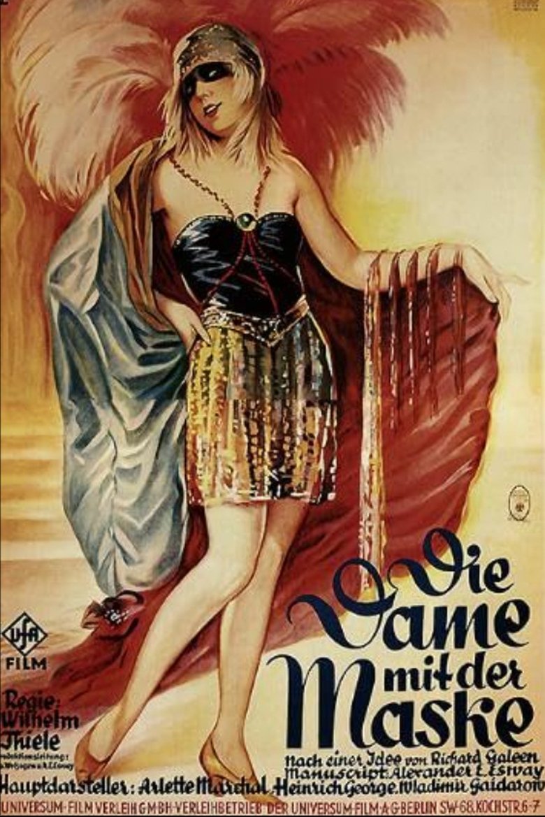 Die Dame mit der Maske Poster of Die Dame mit der Maske