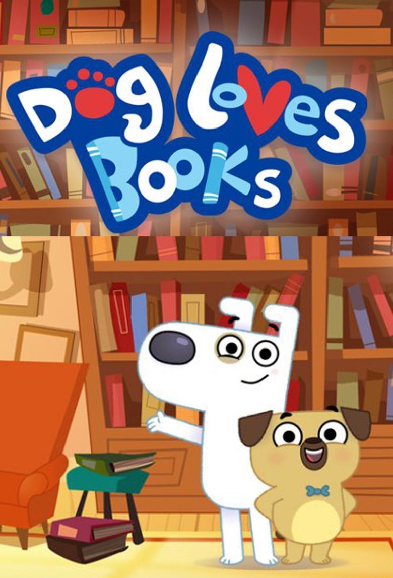 Dog Loves Books Poster of Dog Loves Books