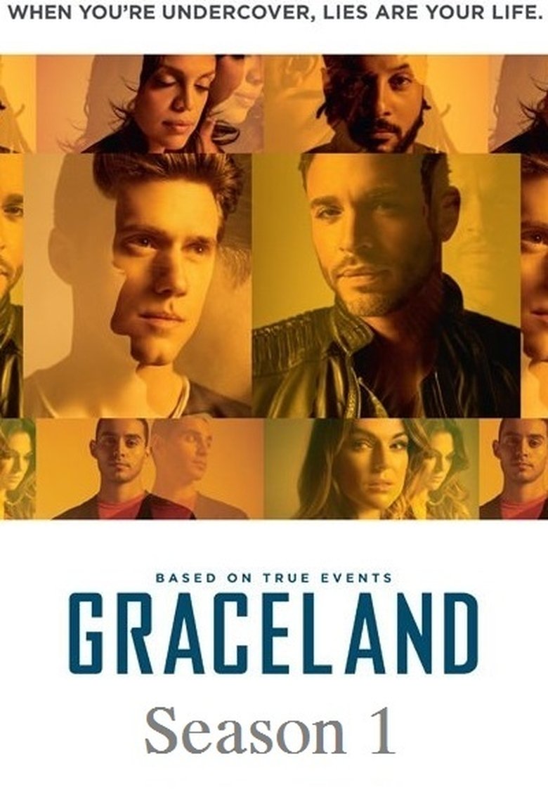 Cast and Crew in Graceland - Smoke Alarm (Season 1 - Episode 9) - Smoke Alarm Poster of Cast and Crew in Graceland - Smoke Alarm (Season 1 - Episode 9) - Smoke Alarm