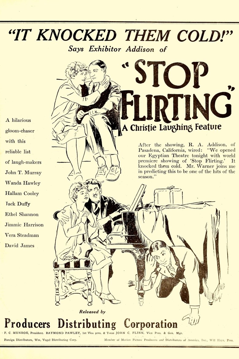 Stop Flirting Poster of Stop Flirting