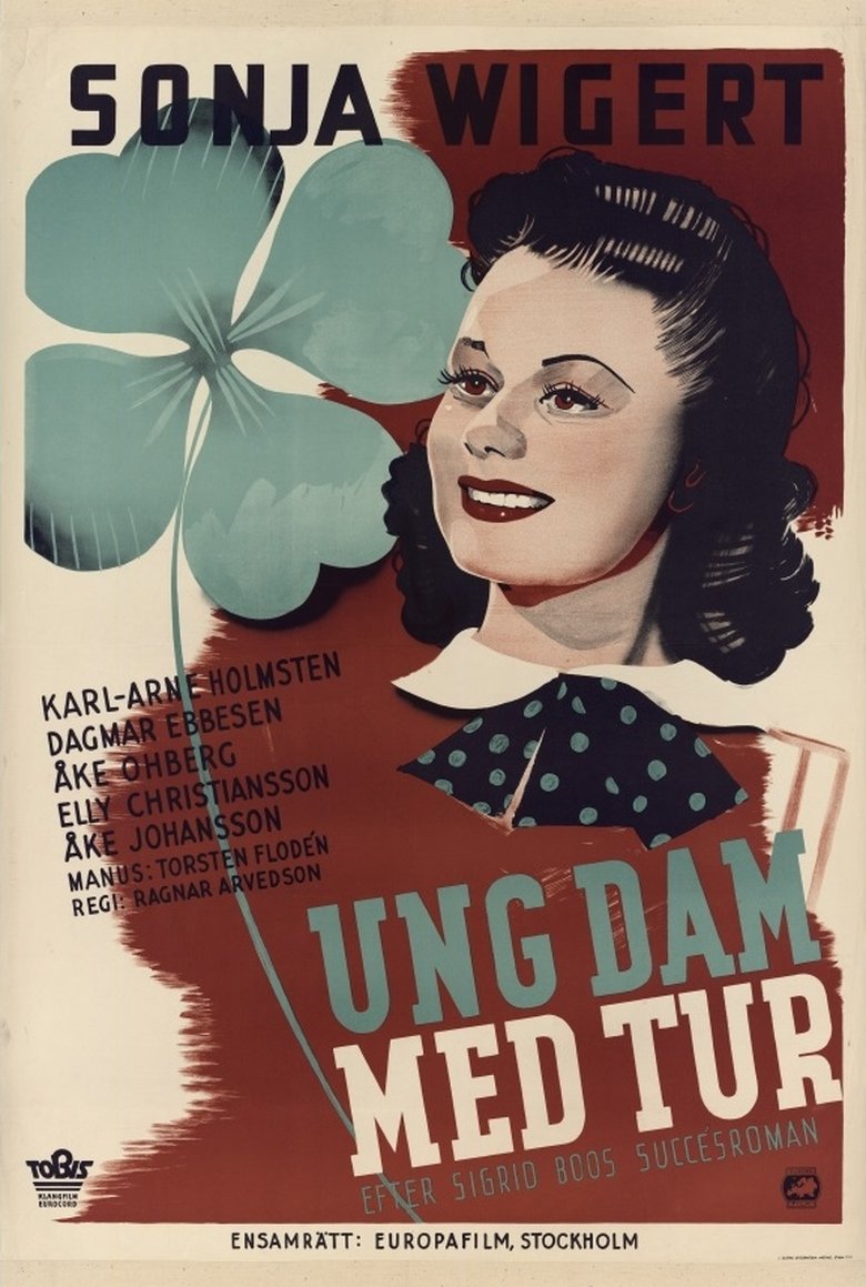 Ung dam med tur Poster of Ung dam med tur