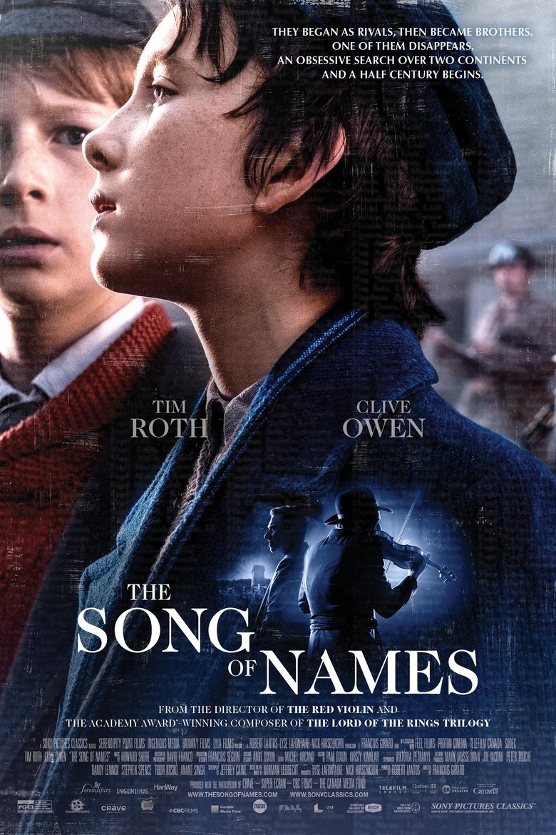 The Song of Names Poster of The Song of Names