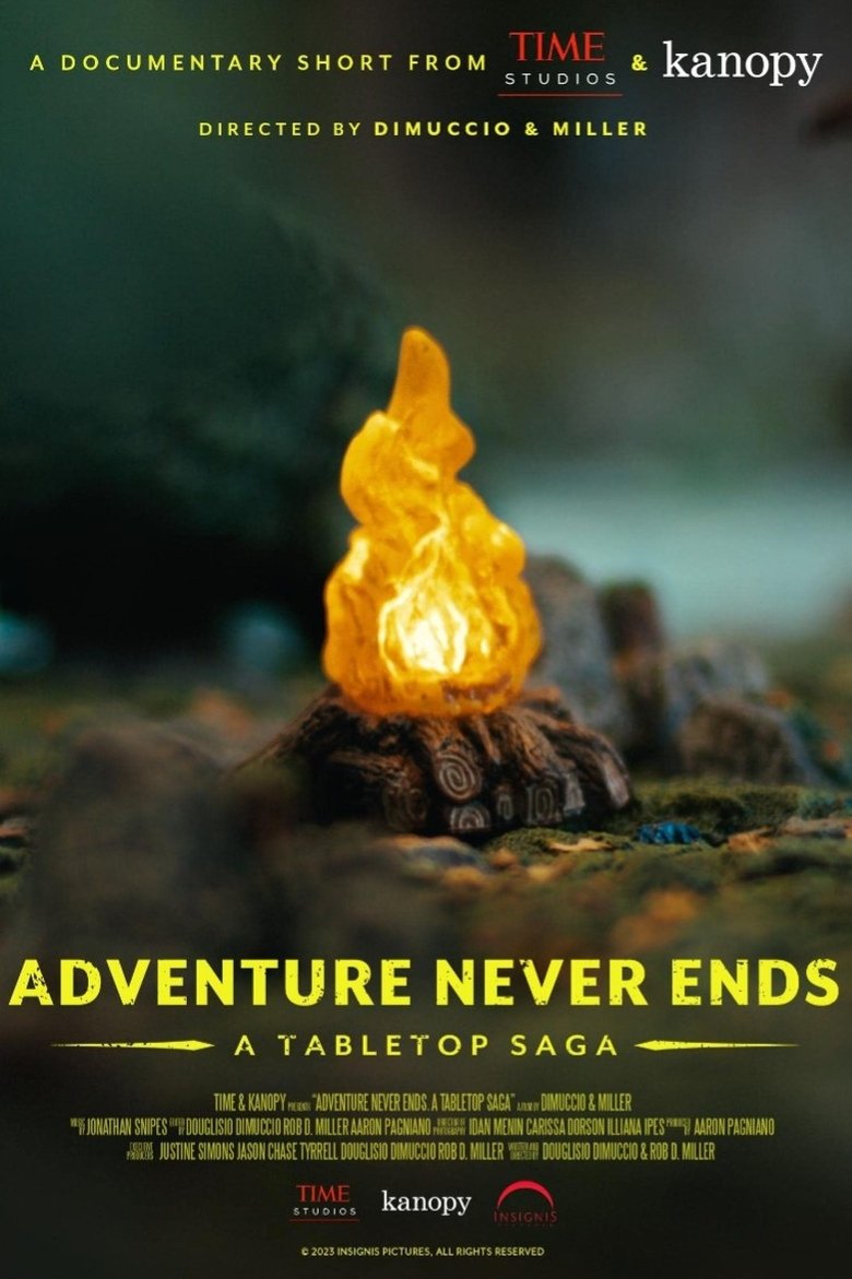 Adventure Never Ends: A Tabletop Saga Poster of Adventure Never Ends: A Tabletop Saga