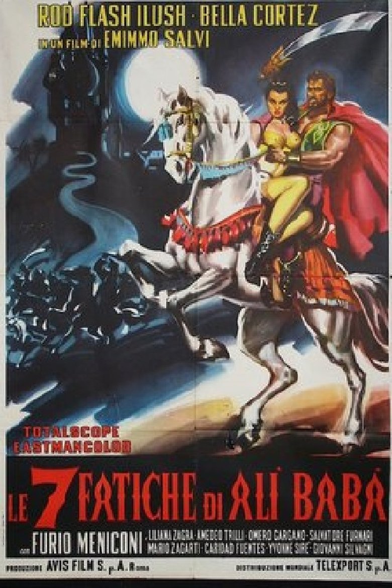 The Seven Tasks of Ali Baba Poster of The Seven Tasks of Ali Baba