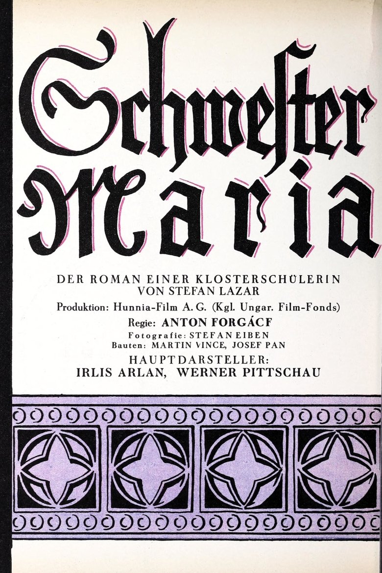 Mária növér Poster of Mária növér