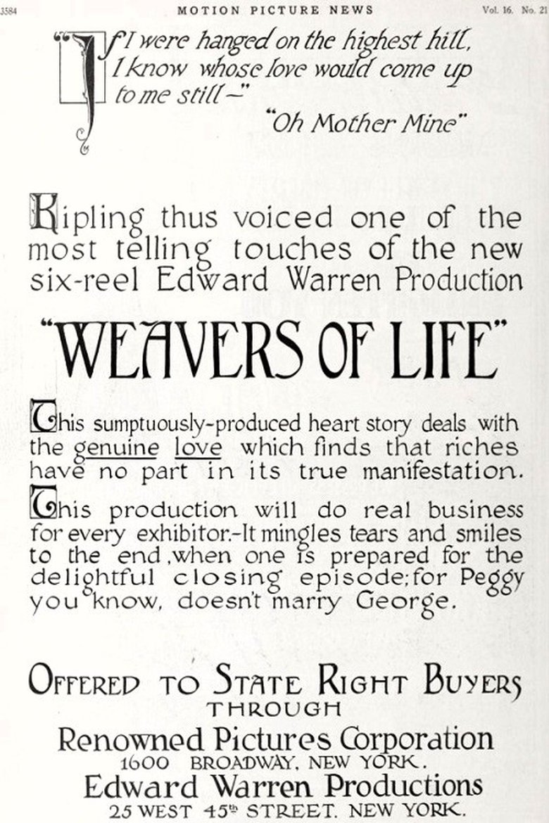 The Weavers of Life Poster of The Weavers of Life