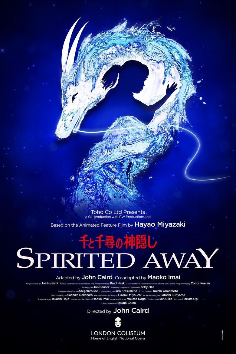 Spirited Away Flying to London Poster of Spirited Away Flying to London