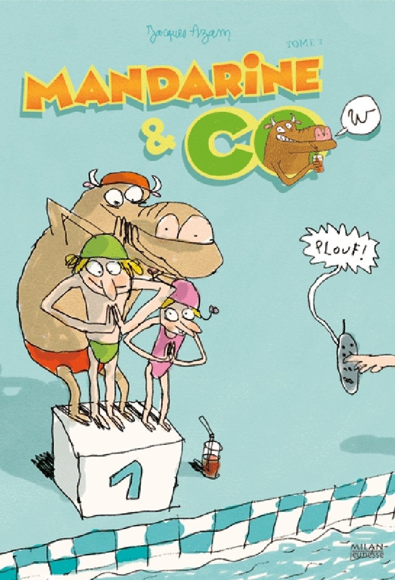 Mandarine & Cow Poster of Mandarine & Cow