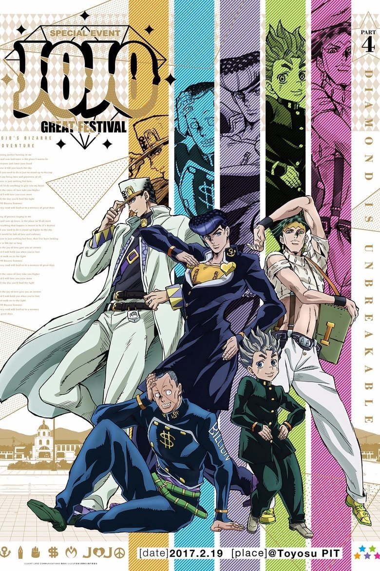 Cast and Crew in JoJo's Bizarre Adventure - Shigechi's Harvest (1) (Season 3 - Episode 18) - Shigechi's Harvest (1) Poster of Cast and Crew in JoJo's Bizarre Adventure - Shigechi's Harvest (1) (Season 3 - Episode 18) - Shigechi's Harvest (1)