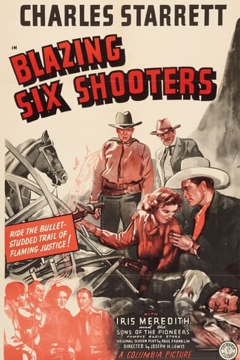 Poster of Blazing Six Shooters