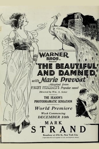 Poster of The Beautiful and Damned
