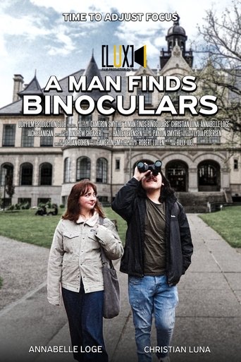 A Man Finds Binoculars Poster of A Man Finds Binoculars