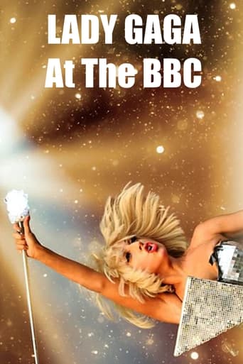 Poster of Lady Gaga at the BBC