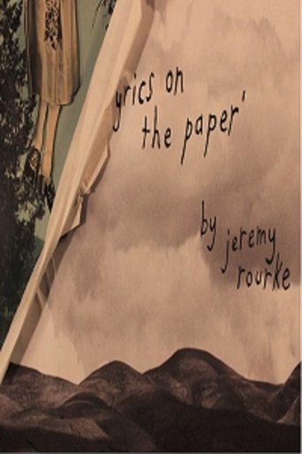 lyrics on the paper Poster of lyrics on the paper