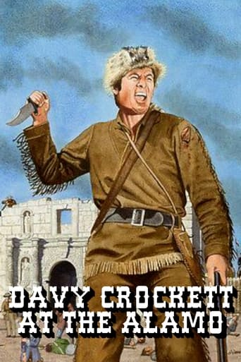 Poster of Davy Crockett at the Alamo