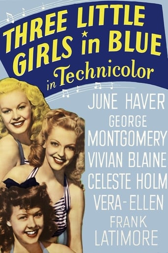 Poster of Three Little Girls in Blue