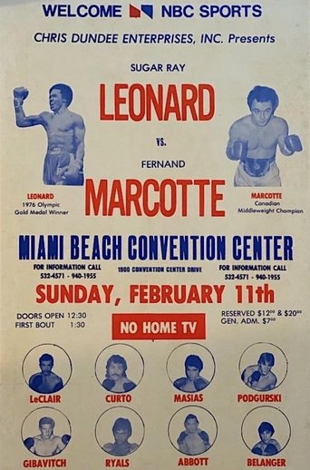 Poster of Sugar Ray Leonard vs. Fernand Marcotte