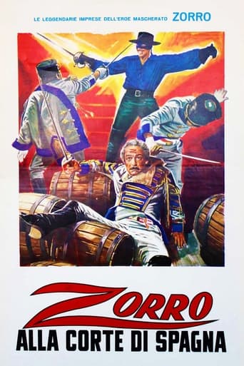 Poster of Zorro in the Court of Spain