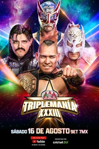 AAA Triplemanía XXXIII Poster of AAA Triplemanía XXXIII