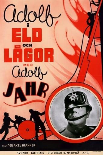 Poster of Adolf i eld och lågor