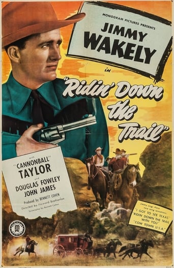 Poster of Ridin' Down the Trail