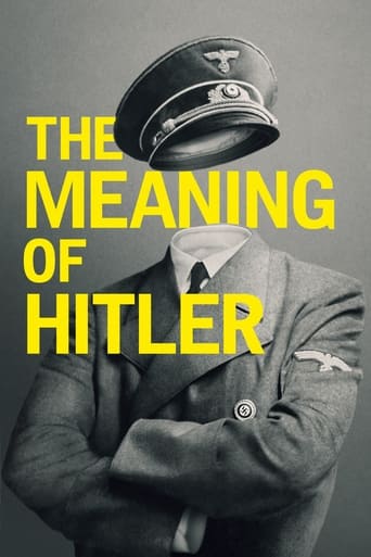 Poster of The Meaning of Hitler